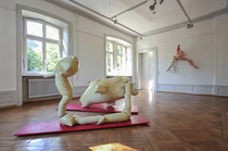 Preisträgerausstellung von Kunstpreis der Erzdiözese Freiburg | Villa Bosch in Radolfzell am Bodennsee | li. Gnade DuKisus F  re. Re2040 |2015