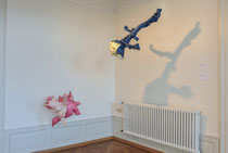 Preisträgerausstellung von Kunstpreis der Erzdiözese Freiburg | Villa Bosch in Radolfzell am Bodennsee | li. Gnade DuKisus F  re. Re2040 |2015