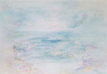 And suddenly everything got quiet… - Y todo se quedó en silencio… 114 x 162 cm 