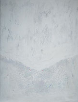 white coat - manto blanco   técnica mixta sobre lienzo 116 x 89 cm  vendido/sold 