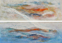 MOVIMIENTO I Y II                                       130 x 195 cm    - vendido/sold