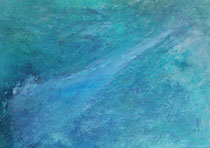 blue flow                                     140 x 200 cm  / 148 x 208 cm unframed  