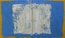 LAS NIÑAS DEL BARRIO                                díptico 61 x 100 cm           vendido/sold                                     