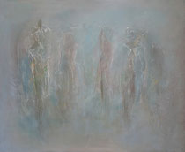 silhouette - silueta      81 x 100 cm   vendido/sold