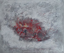 hidden feelings -sentimientos ocultos técnica mixta y collage sobre lienzo 60 x 73 cm  vendido/sold 