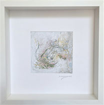White littel Story IX  framed