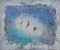 traces of the past - las huellas del pasado  técnica mixta sobre lienzo 54 x 65 cm  vendido/sold 