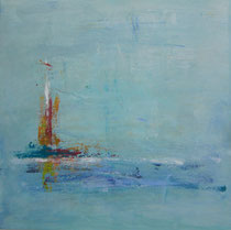 CON EL VIENTO     50 x 50 cm   - vendido/sold