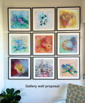 artworks on paper 20 x 20 cm 