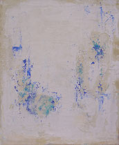 POCO AZUL SOBRE MUCHO  BLANCO    61 x 50 cm   vendido/sold