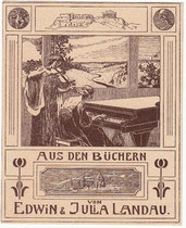 Hildegard Asmus, Ex Libris Edwin und Julia Landau