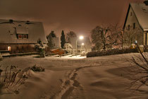 Hardstraße mit Schnee