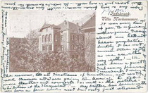 Pension „Villa Nachsommer“ in Wilten (1904 nach Innsbruck eingemeindet), Müllerstraße 13. Autotypie 9 x 14 cm ohne Impressum, postalisch befördert 1902 nach Salisbury, England.  Inv.-Nr. vu914at00018