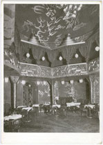 Kabarett "Odeon-Kasino - Palais de Danse" im Gebäude des Hotel "Stadt München"; Erlerstraße 17-19. Autotypie 10 x 15 cm; Impressum: WUB (Wagner'sche Universitätsbuchdruckerei) um 1925.  Inv.-Nr. vu105at00002