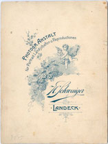 Bedruckte Rückseite von Inv.-Nr. vuCAB-00259
