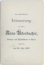 Bedruckte Rückseite von Inv.-Nr. vuCAB-00187