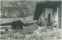 Die Ziereineralm im Gemeindegebiet von Münster. Gelatinesilberabzug 9 x 14 cm; Impressum: A(lfred). Stockhammer, Hall in Tirol 1923.  Inv.-Nr. vu914gs00750