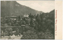 Forsthaus in Pinegg, Gemeinde Brandenberg, Bezirk Kufstein, Tirol um 1905. Verlag S. Rupprechter, Aschau (Gemeinde Brandenberg).  Inv.-Nr. vu914ld00059