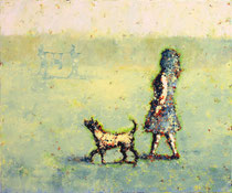 &quot;Beute&quot;, 2019, Öl auf Leinwand, 75 x 90 cm