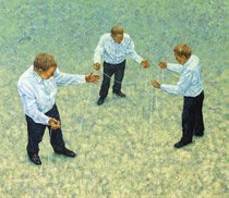 &quot;Abschnitte&quot;, 2025, Öl auf Leinwand, 130 x150 cm