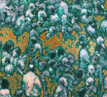 "Masse" (in Grün, Rosa und Orange), 2009, Öl auf Leinwand, 140 x 155 cm