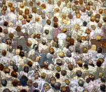 "Die Summe aller Teile", 2013, Öl auf Leinwand, 210 x 240 cm (42-teilig)