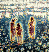 &quot;Daleko&quot;, 2018, Öl auf Leinwand, 75 x 70 cm