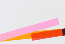 Dirk Rausch: Siebdruckunikat, 2015, 19 x 28 cm,  im Alu-Magnetwechselrahmen der Firma Halbe, Farbe Silber matt (Profil 1 cm, Höhe 2,7 cm)