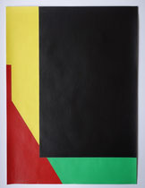Beni Cohen-Or, o.T.,  Acryl auf Karton, 56 x 76 cm