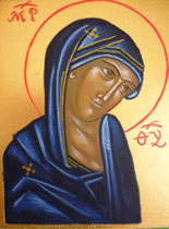 18 - Visage de la Mère de Dieu - vendu