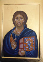 13 - Christ Pantocrator inspiré Christ Mont Sinaï 6ème siècle - vendu