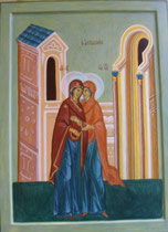 5 - La visitation - 2010 - dimensions 45x55