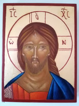 17 -Visage du Christ - dimensions 13x17 - 2021 - Vendu