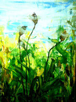 Träumend in der Wiese I    50x70cm