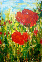 Träumend in der Wiese  II   50x70cm