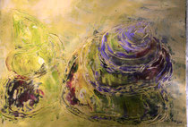 "Rundungen III" 70x50cm , BNr.124