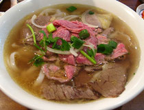 Pho with beef