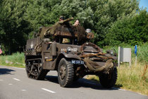 De Halftrack van Cor tijdens de veteranenavond 2023 in Zoetermeer.