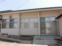 外観　耐震補強部建具やり替え