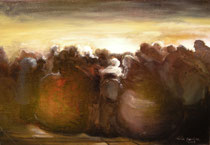 Alors qu’est ce qu’on fait ? – huile sur toile  - 2009