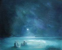 Lune - huile sur toile (33x22)
