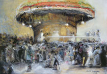 La fête foraine - huile sur toile (55x38) - 2008