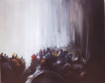 La pause - huile sur toile (42 x 34)