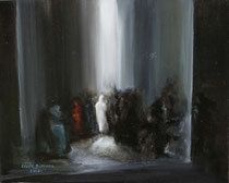 Consécration - huile sur toile (41x31) - 2008