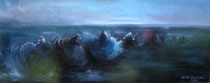 La danse des demoiselles – huile sur toile – 2009