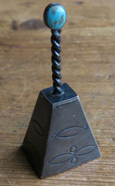 4835 Navajo Bell w/twisted handle c.1930 1.5x3.5" $350