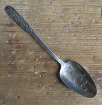 5487 Navajo Spoon w/Indian Face in Bowl c.1920's 4.75" $225