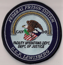 Federal Prison System - CAN DO - Facility Operations Dept. / Dept. of Justice - U.S.P. Lewisburg  (USA)