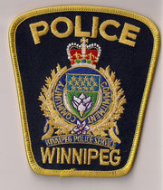 Police Winnipeg  (Fond bleu marin / Navy blue background)  (2000 - 2009)  (Ancien modèle / Last model)