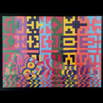 L'attente Inca A3 Canson acrylique Artina